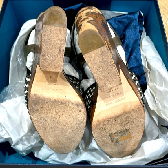 Exquisite Sergio Rossi Scarpe Donna Sandal | Size 40 - Picture 7 of 8